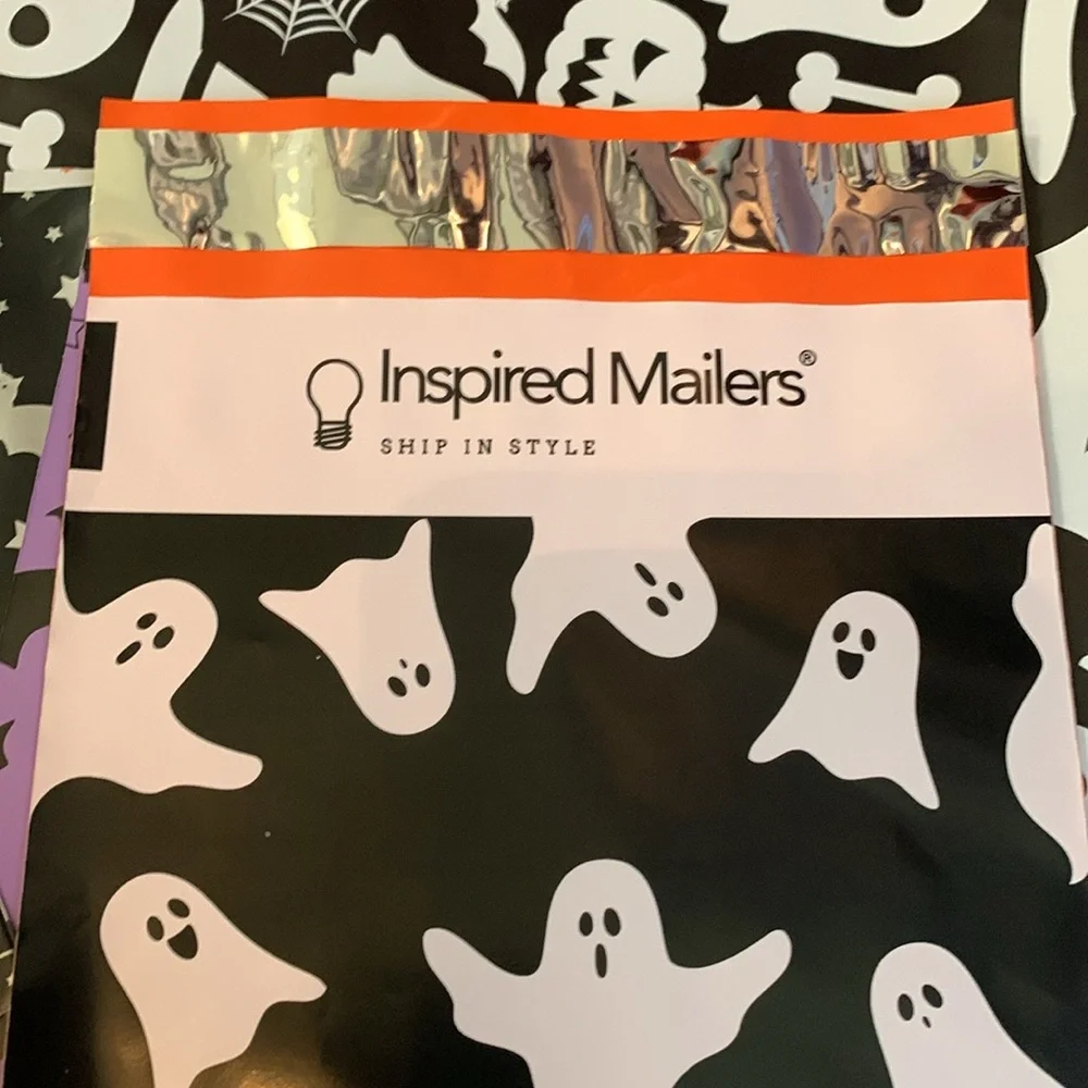 Halloween Variety Pack Lot of 20 Polymailers & 20 Stickers (6X9) (10X13) (14X19)
